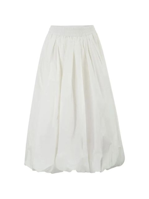 Weekend Max Mara elasticated-waist flared skirt - White - zdjęcie produktu nr 1