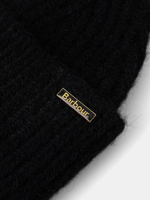 Barbour czapka Meryl Beanie kolor czarny LHA0609 - zdjęcie produktu nr 2