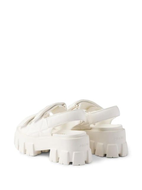 Prada 55mm Monolith sandals - White - zdjęcie produktu nr 2