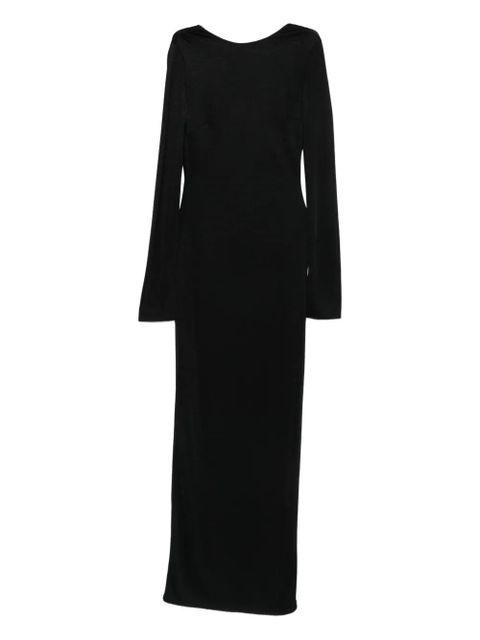 Saint Laurent chain-embellished dress - Black - zdjęcie produktu nr 1