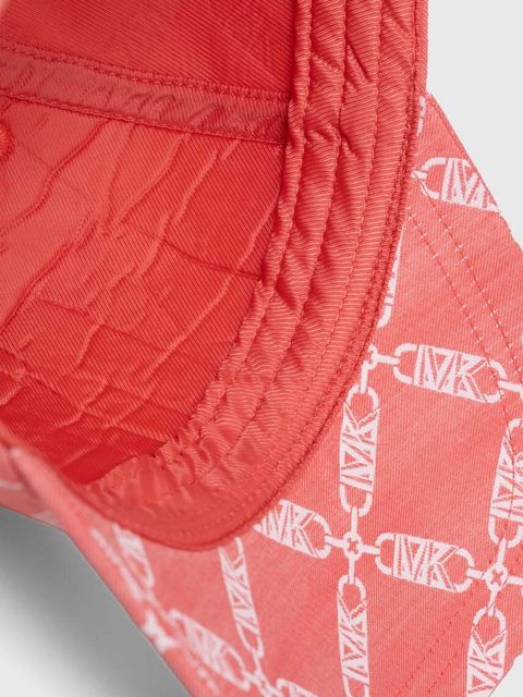 MICHAEL Michael Kors czapka z daszkiem kolor różowy wzorzysta