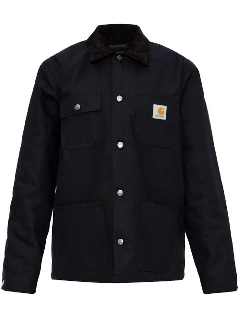 Carhartt WIP logo-patch shirt jacket - Black - zdjęcie produktu nr 1