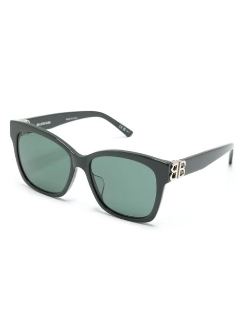 Balenciaga Eyewear Dynasty square-frame sunglasses - Green - zdjęcie produktu nr 2