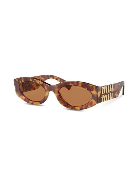 Miu Miu Eyewear tortoiseshell cat-eye sunglasses - Brown - zdjęcie produktu nr 2