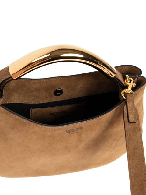 Moschino small Handle Me tote bag - Brown