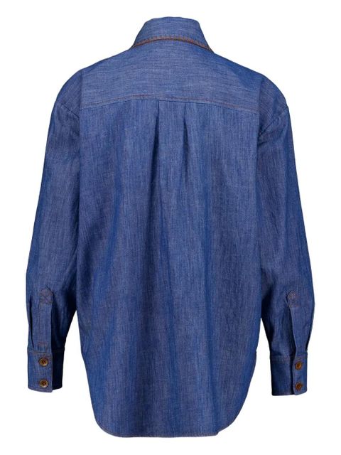ZIMMERMANN Ascension shirt - Blue - zdjęcie produktu nr 2