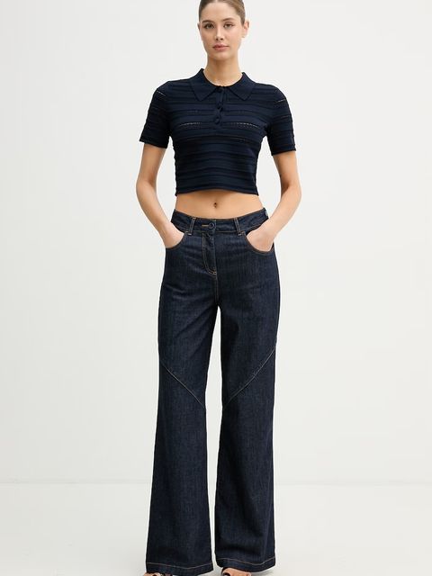 Blugirl Blumarine polo damskie z wiskozy - zdjęcie produktu nr 1