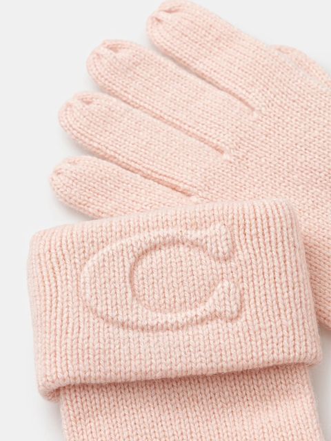 Coach rękawiczki z dodatkiem wełny - zdjęcie produktu nr 2