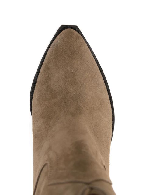 ISABEL MARANT Leyane point-toe boots - Green