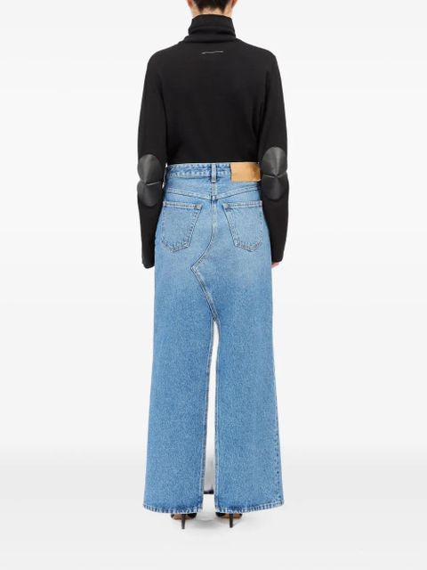 MM6 Maison Margiela cotton denim skirt - Blue