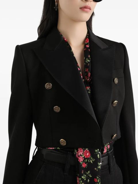 Dolce & Gabbana double-breasted buttoned jacket - Black