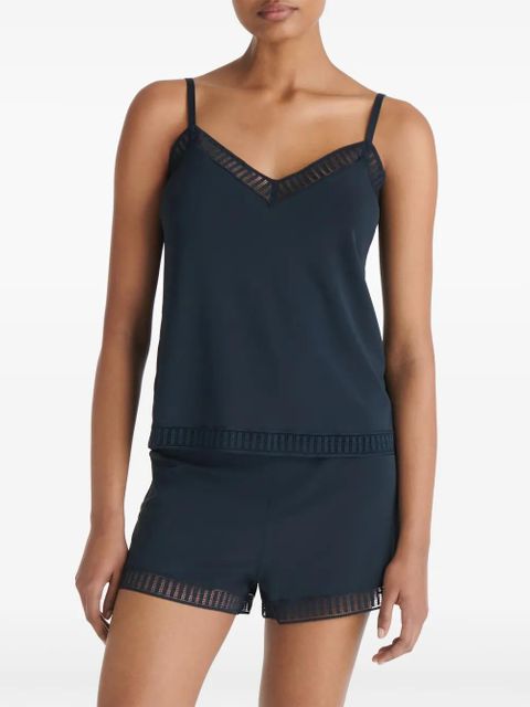 ERES Sandra Graphic V-neck camisole - Blue