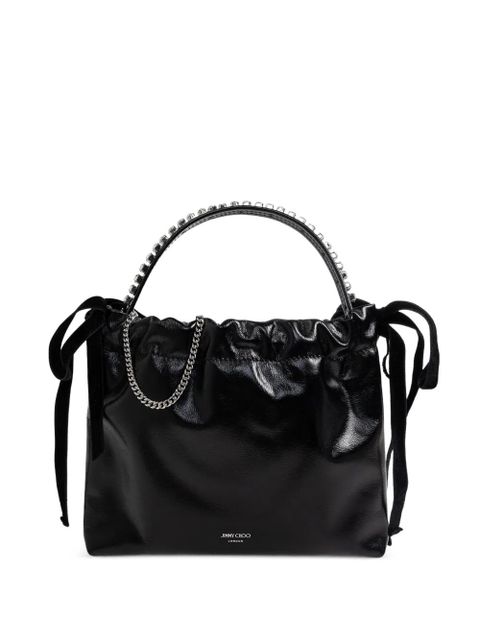 Jimmy Choo logo-print drawstring tote bag - Black - zdjęcie produktu nr 1