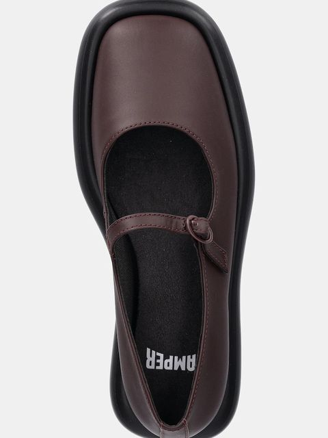 Camper baleriny skórzane Onda kolor bordowy K201809-002