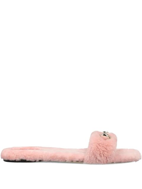 Gucci Horsebit flat sandals - Pink