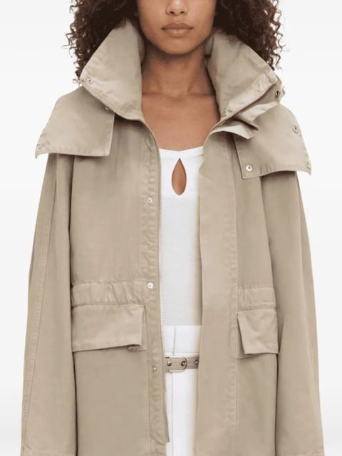 Victoria Beckham hooded pocket-detail jacket - Neutrals