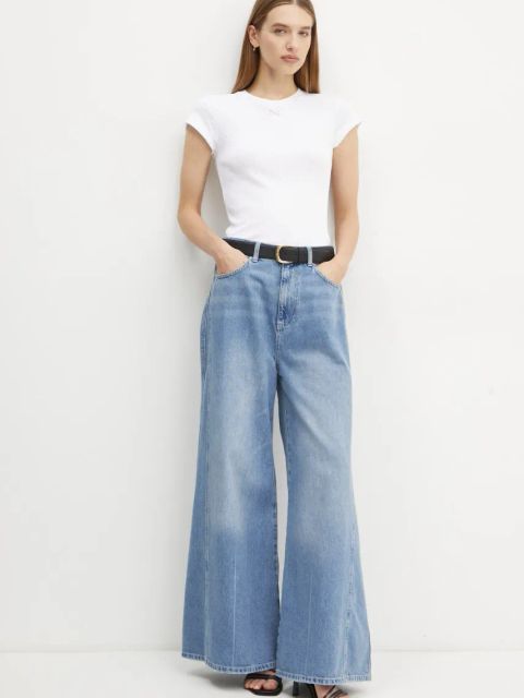 Herskind t-shirt bawełniany Ludo damski kolor biały 5435178