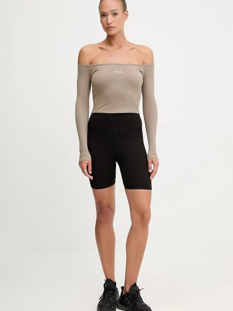 Guess longsleeve CARLA damski kolor zielony V5YP07 K8RT2 - zdjęcie produktu nr 2