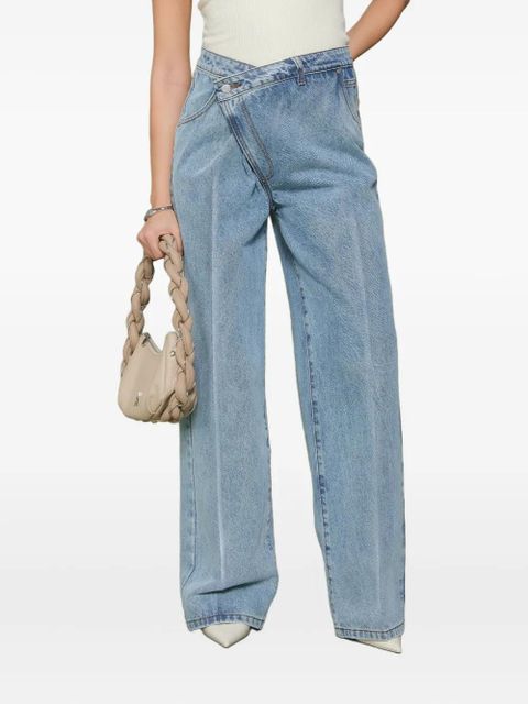 Manière De Voir Astrid wrapover jeans - Blue
