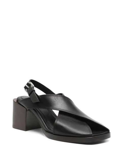 LEMAIRE 65mm leather sandals - Black - zdjęcie produktu nr 2