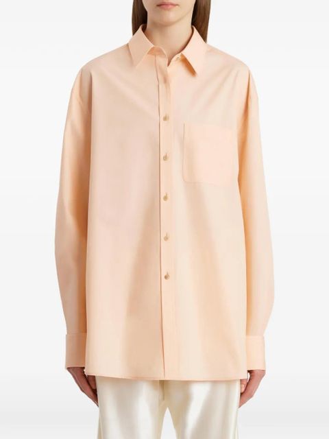 KHAITE cotton shirt - Pink