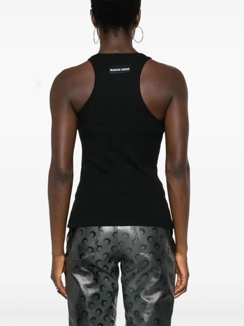 Marine Serre Moon tank top - Black - zdjęcie produktu nr 2