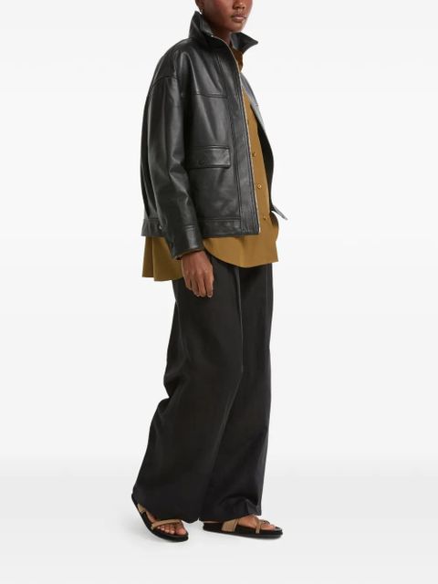 Yves Salomon lamb leather jacket - Black - zdjęcie produktu nr 2