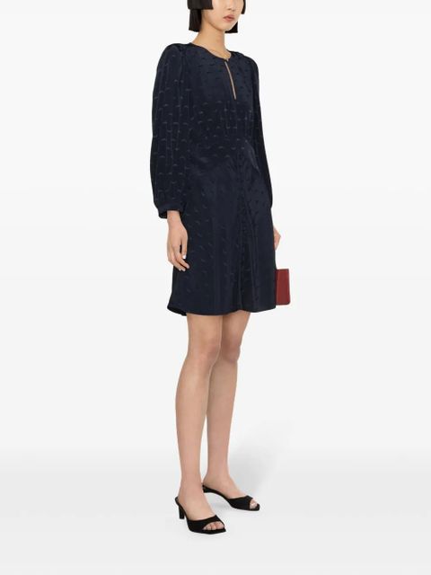 Zadig&Voltaire Rhodri wings-jacquard dress - Blue
