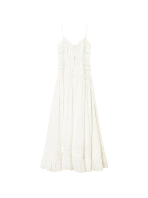 TWINSET lace buttoned maxi dress - White - zdjęcie produktu nr 1