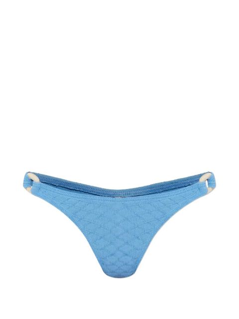 Bond-eye ring textured bottoms - Blue - zdjęcie produktu nr 1