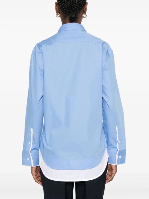 Victoria Beckham double-layer shirt - Blue