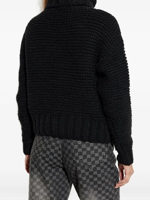 MISBHV roll-neck logo-detail sweater - Black