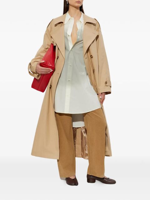 MM6 Maison Margiela straight cotton jeans - Neutrals - zdjęcie produktu nr 2
