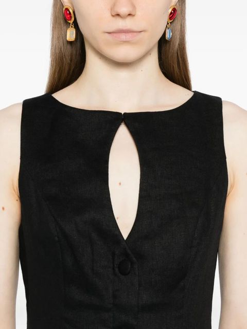 Reformation Pola dress - Black