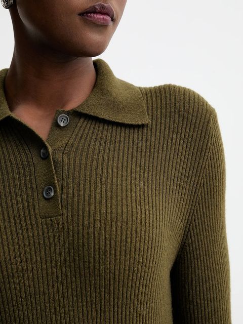 Marc O'Polo sukienka z dodatkiem wełny