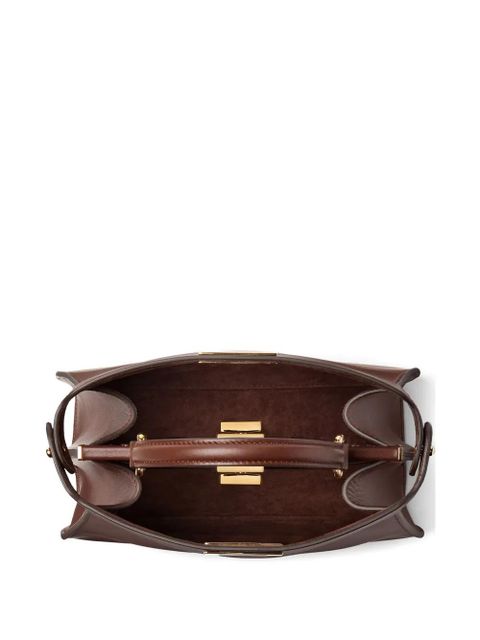 FENDI small Peekaboo ISeeU tote bag - Brown