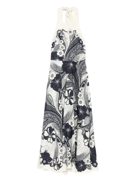 ALEMAIS floral-print halter-neck maxi dress - Neutrals - zdjęcie produktu nr 1