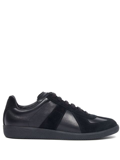 Maison Margiela Replica low-top leather sneakers - Black - zdjęcie produktu nr 1