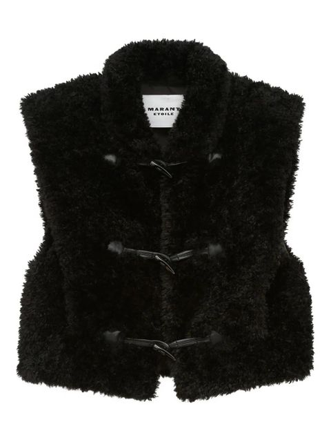 MARANT ÉTOILE Alisa toggle gilet - Black - zdjęcie produktu nr 1