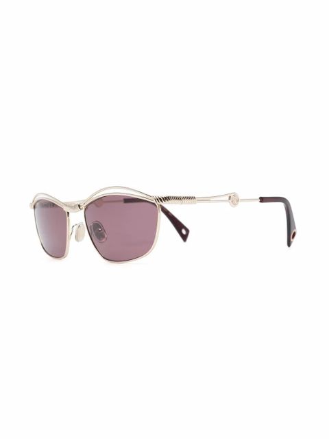 Lanvin square tinted sunglasses - Gold