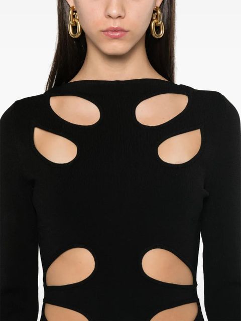 Cult Gaia Anaria midi dres - Black