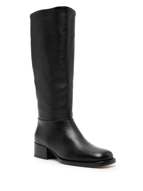 Dear Frances smooth-grain leather boots - Black - zdjęcie produktu nr 2