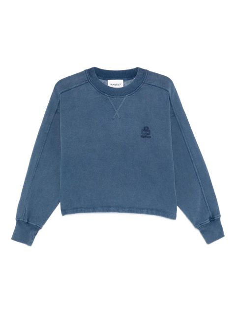 MARANT ÉTOILE Sunny crew-neck logo sweatshirt - Blue - zdjęcie produktu nr 1