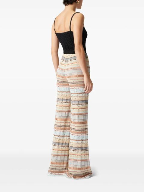 Missoni striped palazzo pants - Neutrals