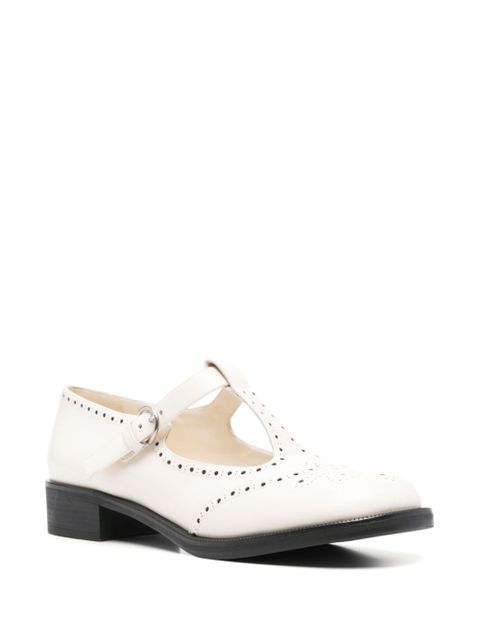 Miu Miu 35mm leather loafers - White - zdjęcie produktu nr 2