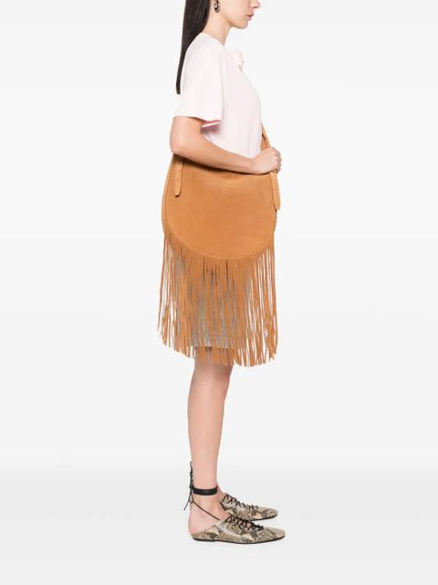 Coperni fringed shoulder bag - Brown