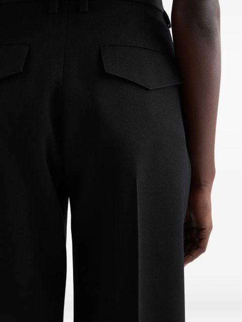 Jil Sander pleated belt-loops trousers - Black