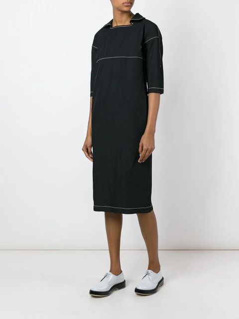 Comme Des Garçons relaxed boxy collar dress - Black - zdjęcie produktu nr 2