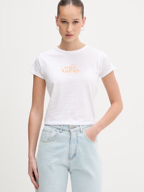 HUGO Blue t-shirt damski bawełniany Dichroma_B - zdjęcie produktu nr 2