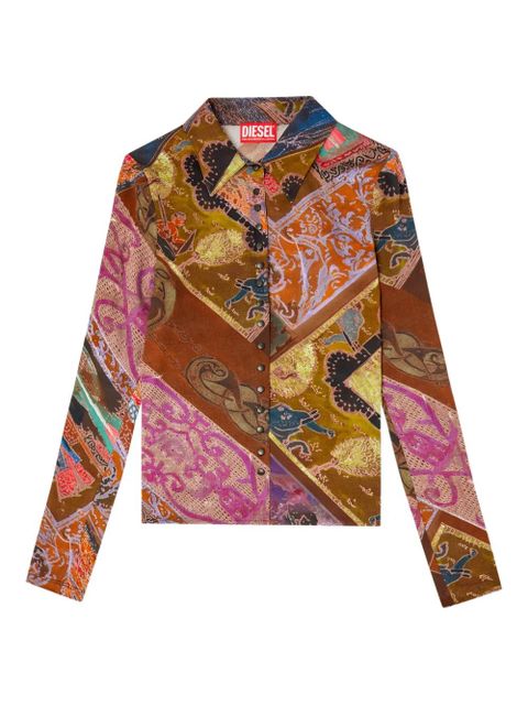 Diesel C-Amelia shirt - Brown - zdjęcie produktu nr 1